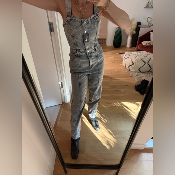 Iro Denim Jumpsuit - Picture 3 of 6